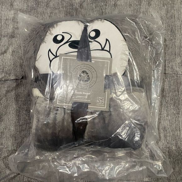 THREE POODLE Hoddie Blanket Bulldog - Picture 4 of 4